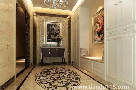 東戶(hù)玄關(guān)掛牡丹好嗎2