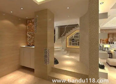 東戶(hù)玄關(guān)掛牡丹好嗎3