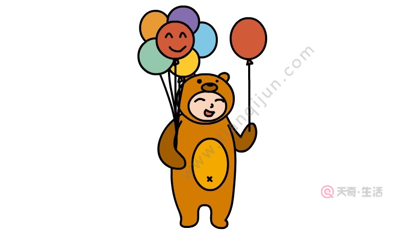 兒童節(jié)玩偶服簡(jiǎn)筆畫(huà)怎么畫(huà)