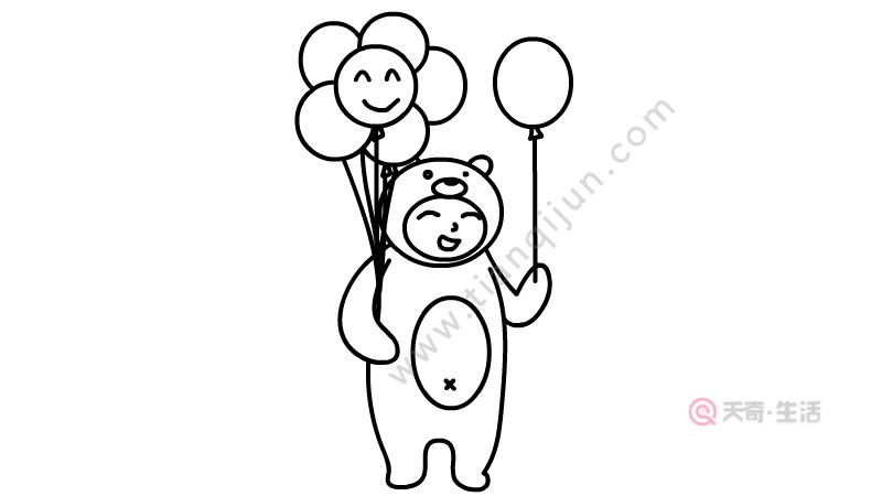 兒童節(jié)玩偶服簡(jiǎn)筆畫(huà)怎么畫(huà)